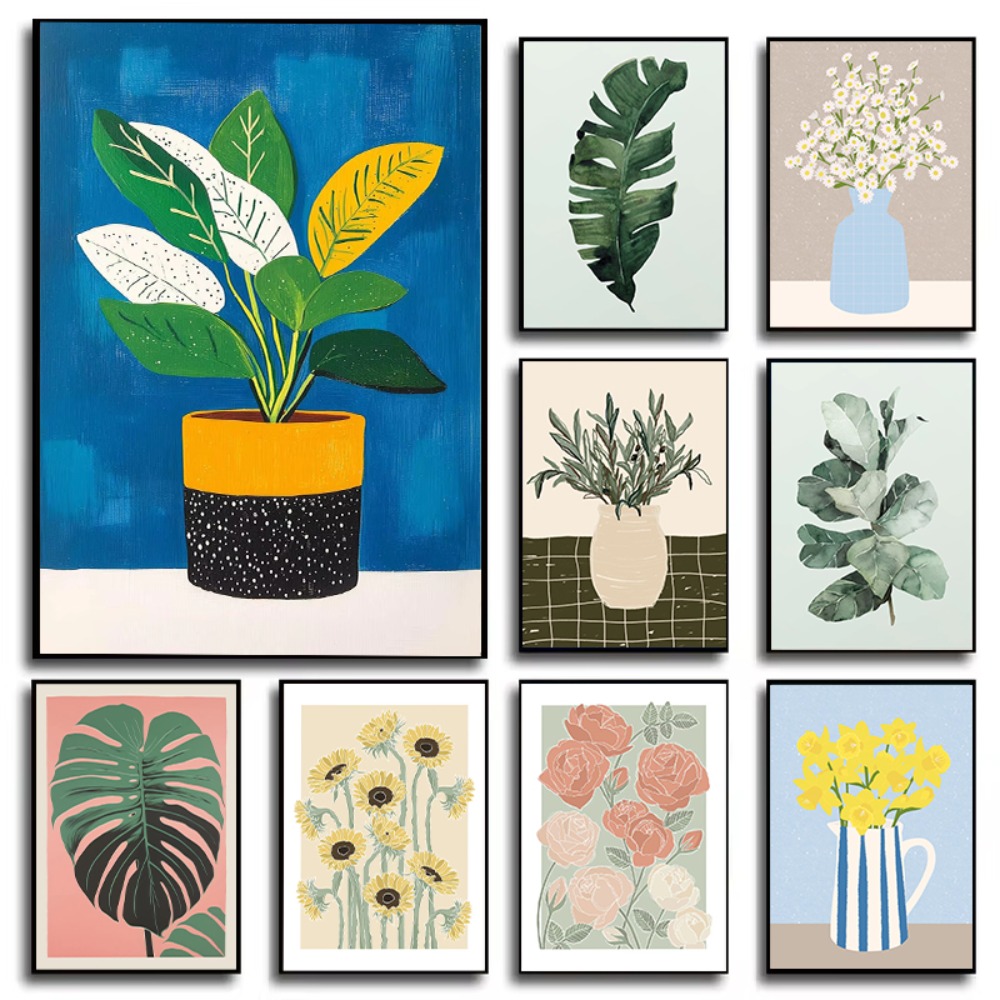 Florist Supply Vases - แจกันดอกไม้ในสวน โปสเตอร์ศิลปะ ภาพพิมพ์ดอกไม้และต้นไม้ ภาพวาดบนผ้าใบ ภาพศิลปะติดผนัง ตกแต่งบ้าน