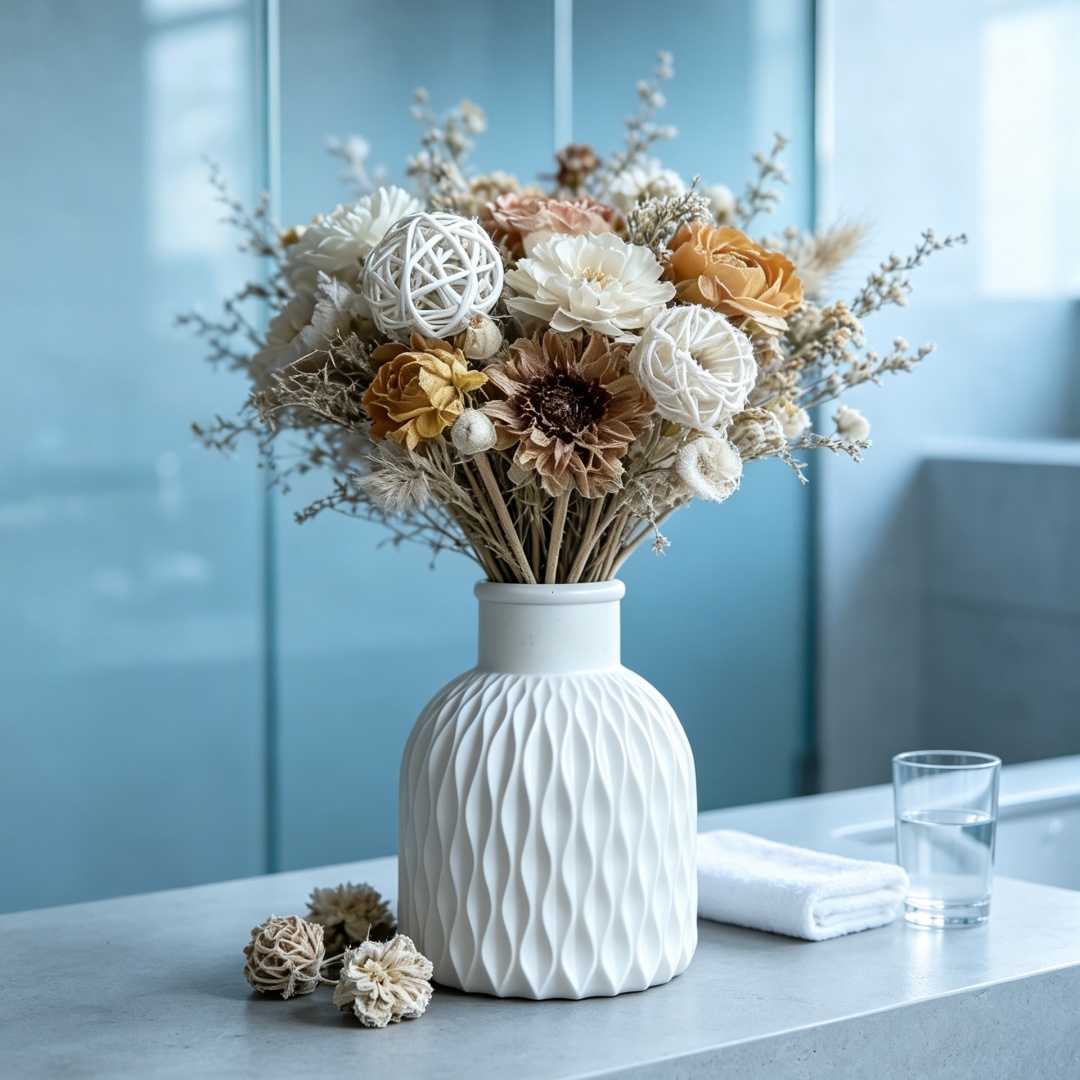 Florist Supply Vases - แม่พิมพ์ซิลิโคนสำหรับแจกันดอกไม้คอนกรีตสไตล์นอร์ดิกโมเดิร์น งานฝีมือ DIY สำหรับกระถางดอกไม้ปูนปลาสเตอร์ แม่พิมพ์เรซิน ตกแต่งห้องนั่งเล่นในบ้าน