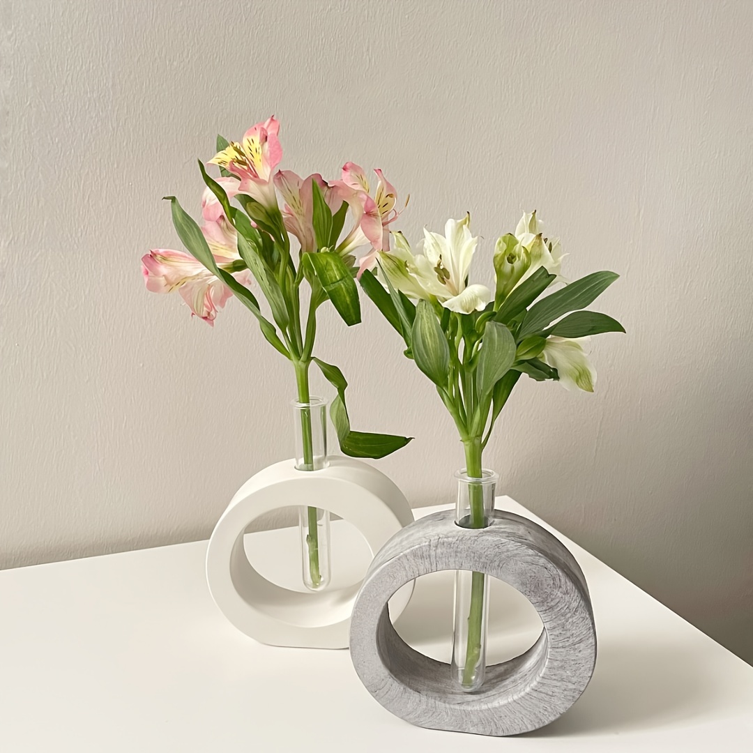 4PCS แจกันดอกไม้แม่พิมพ์ซิลิโค - Florist Supply Vases บทวิจารณ์และราคา