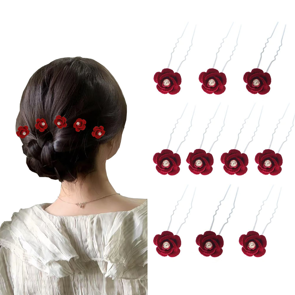 10 ชิ้น Rose อุปกรณ์เสริมผมงาน - Supply Florist บทวิจารณ์และราคา
