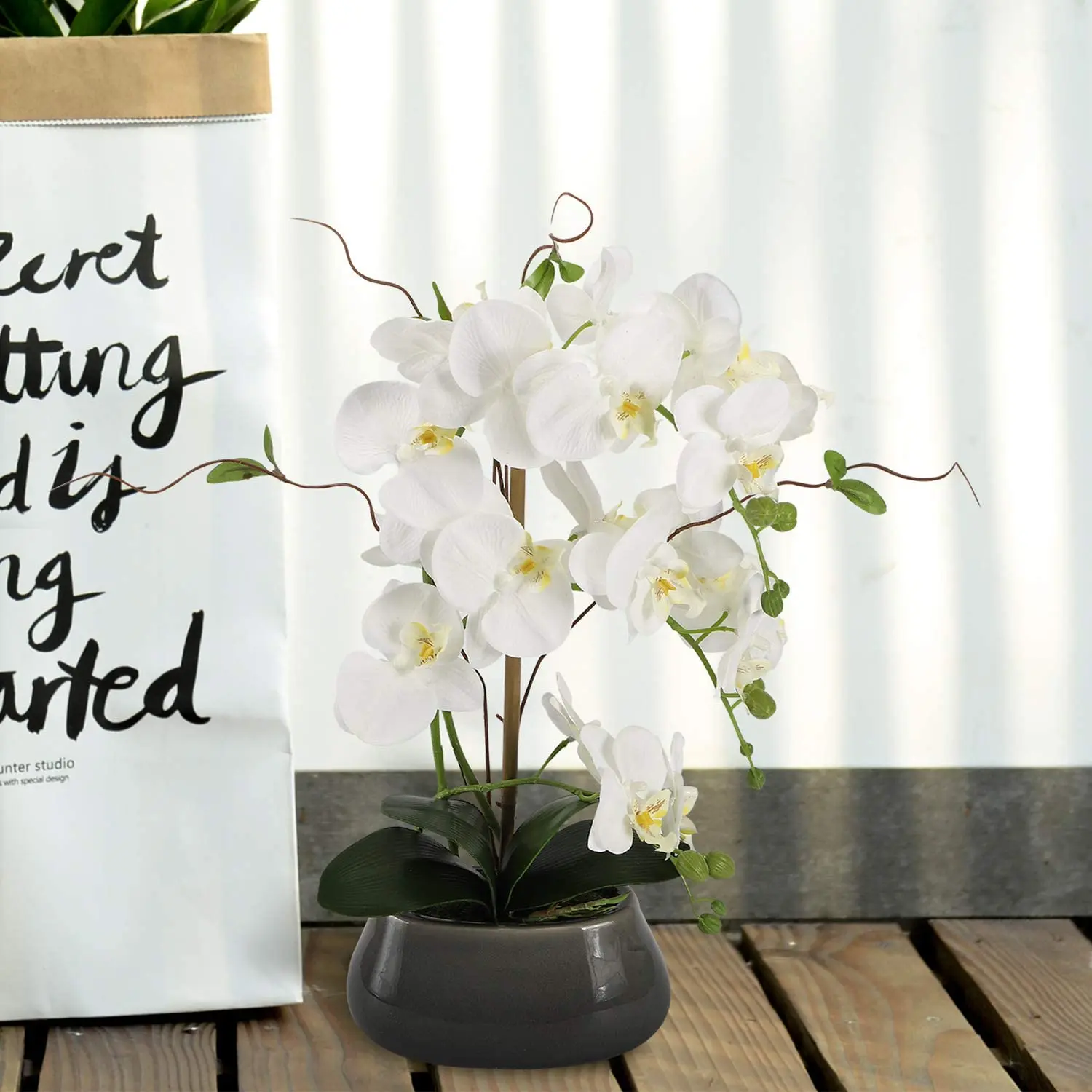 แกนกลางดอกไม้กล้วยไม้เทียมสำหร - Florist Supply Vases บทวิจารณ์และราคา