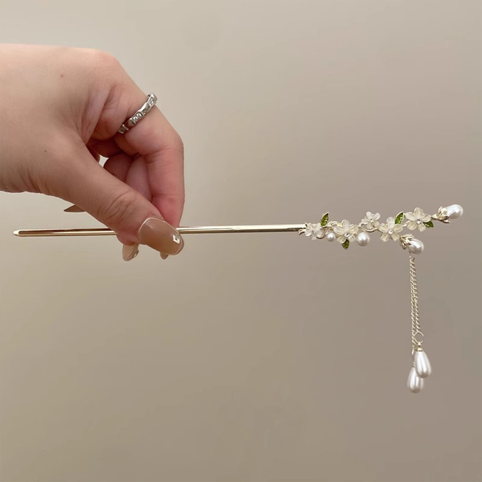 กิ๊บติดผมแบบมีสายคล้องผม ดีไซน - Supply Florist บทวิจารณ์และราคา