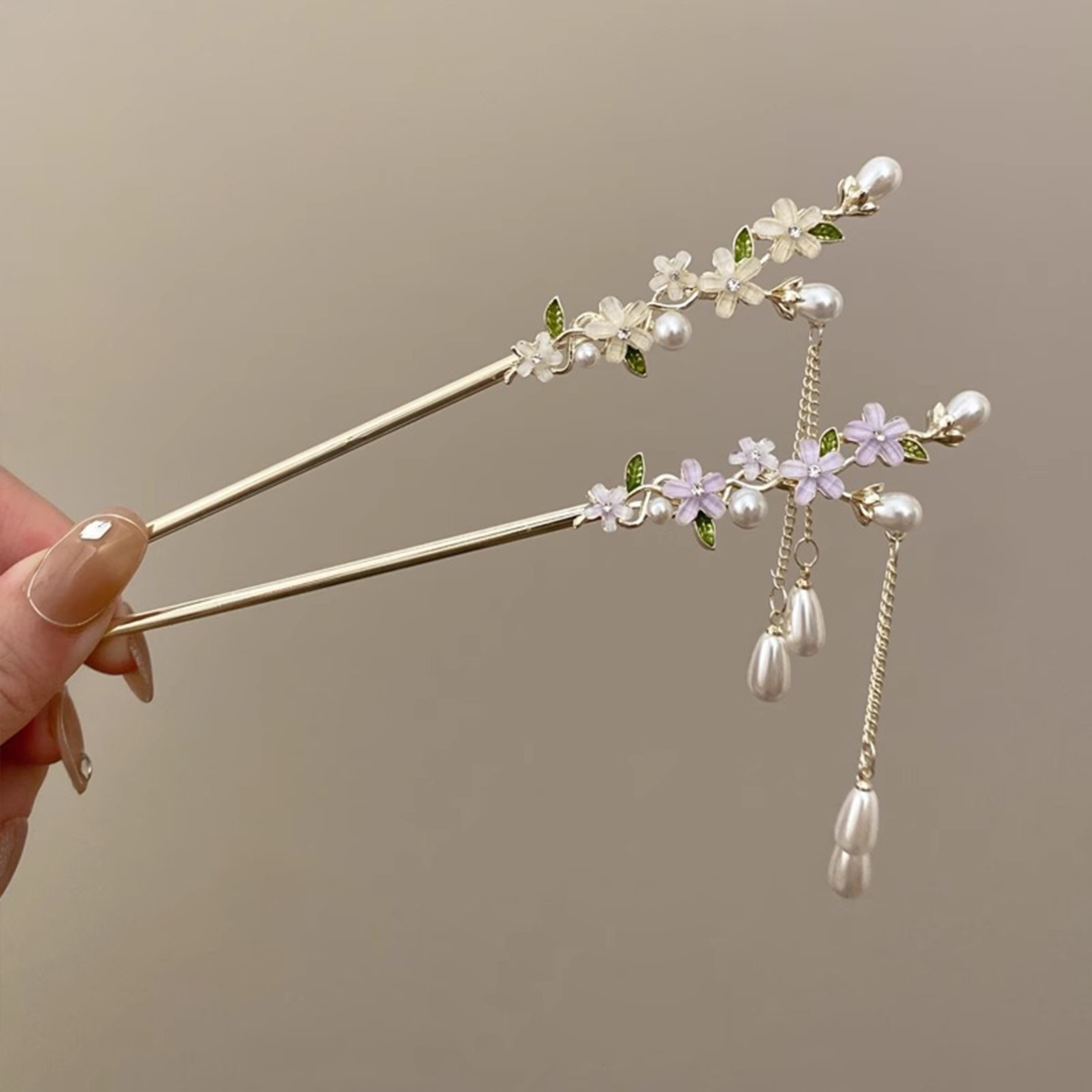 กิ๊บติดผมแบบมีสายคล้องผม ดีไซน - Supply Florist บทวิจารณ์และราคา