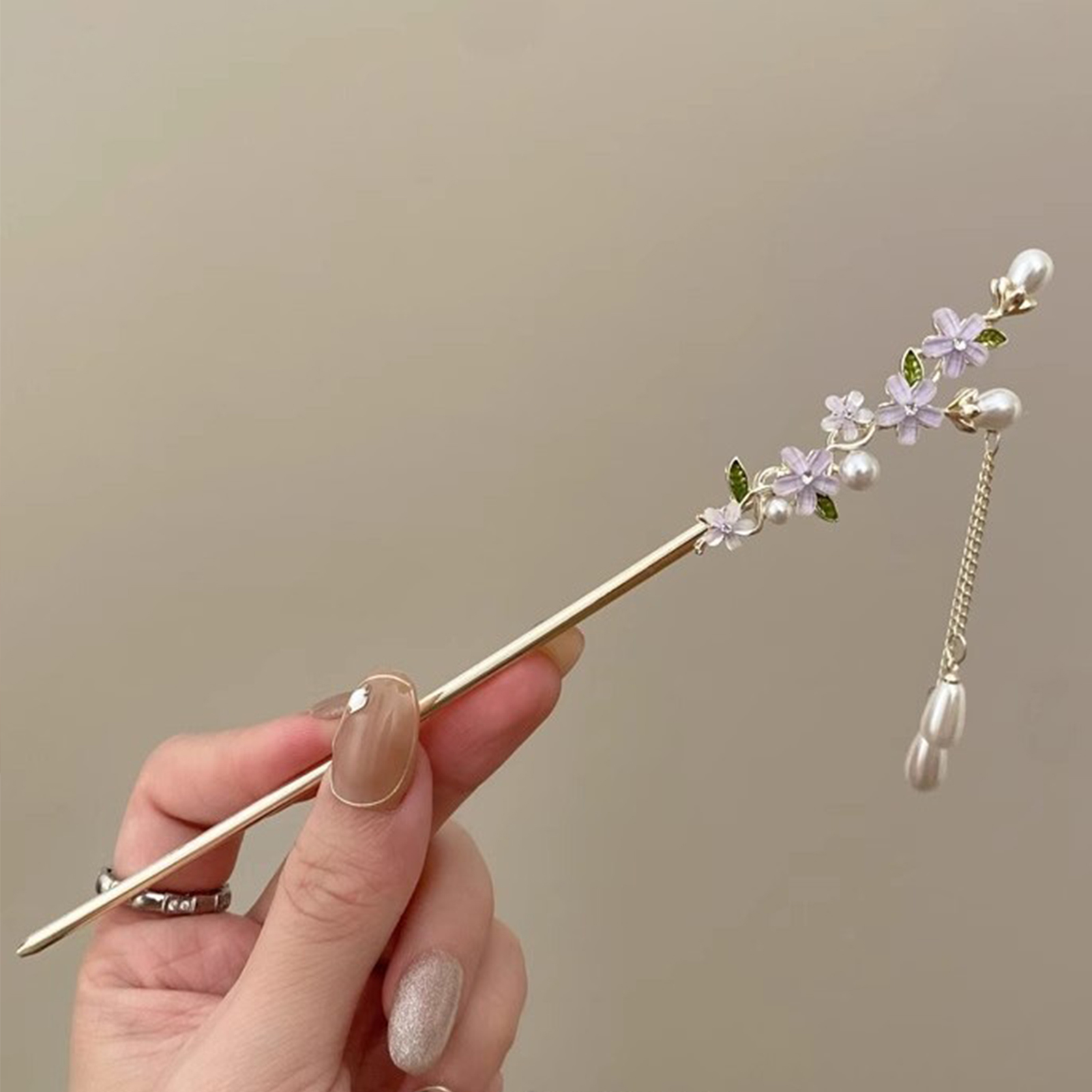 กิ๊บติดผมแบบมีสายคล้องผม ดีไซน - Supply Florist บทวิจารณ์และราคา