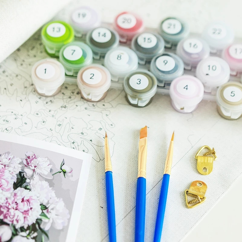 ชุดระบายสีตามตัวเลข GATYZTORY  - Florist Supply Vases บทวิจารณ์และราคา